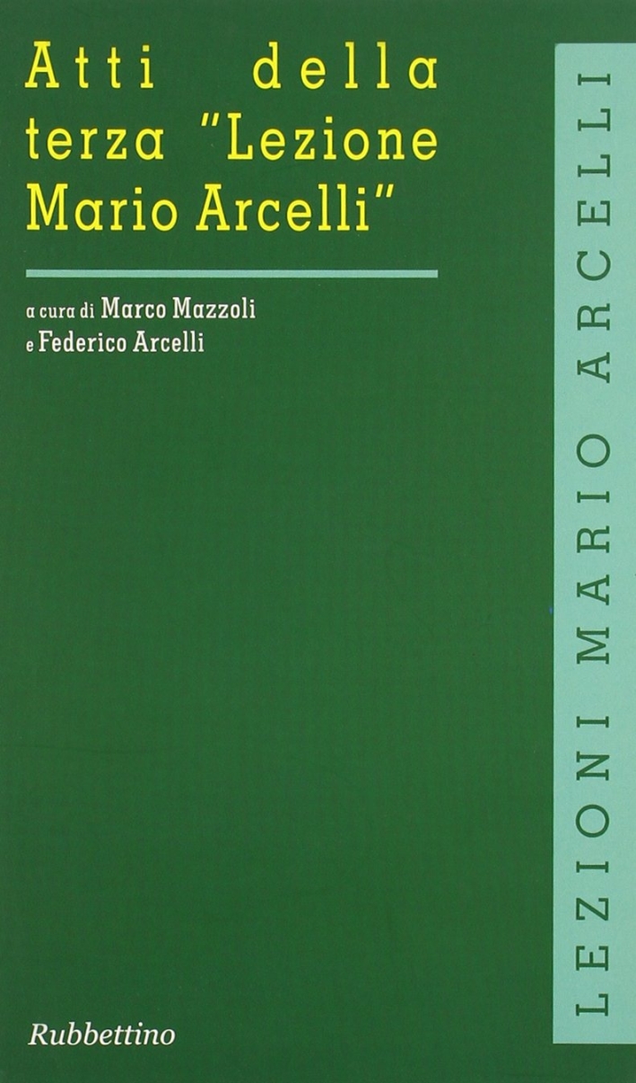 Atti della terza Atti della terza