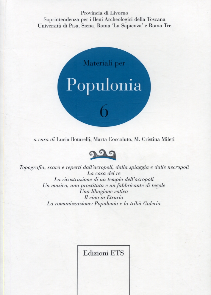 Materiali per Populonia 6 Materiali per Populonia 6