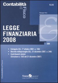 Legge Finanziaria 2008 Legge Finanziaria 2008