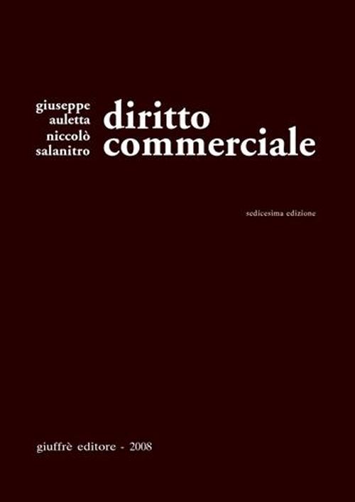 Diritto commerciale Diritto commerciale