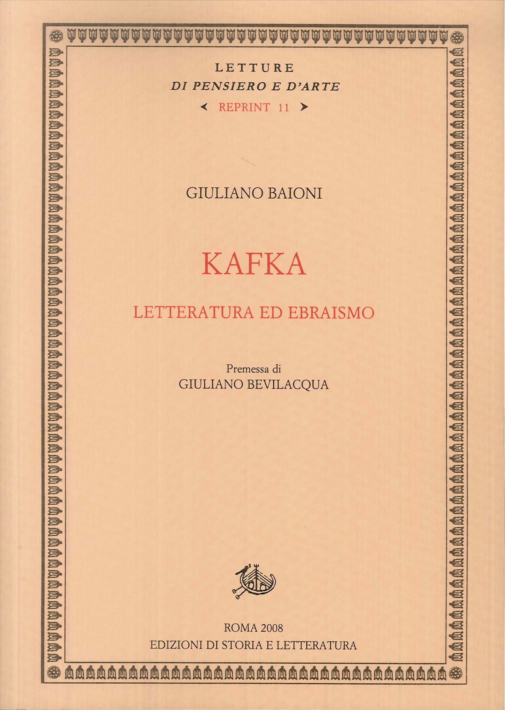 Kafka. Letteratura ed Ebraismo Kafka. Letteratura ed Ebraismo