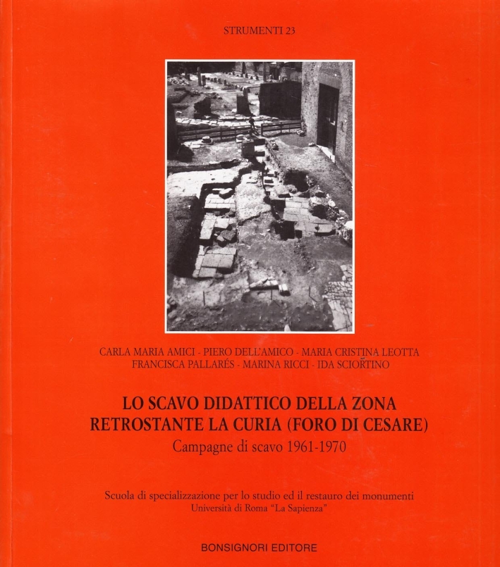 Scavo didattico della zona retrostante la curia (Foro di Cesare). Campagna di scavo 1961-1970
