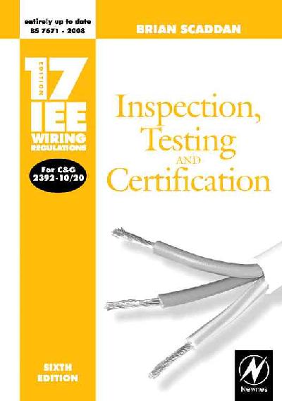 17th Edition IEE Wiring Regulations 17th Edition IEE Wiring Regulations