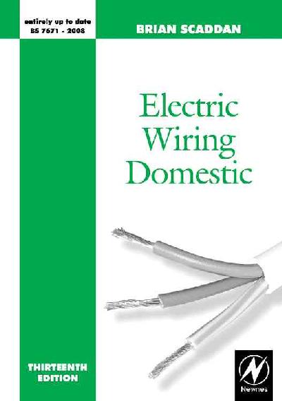 Electric Wiring: Domestic Electric Wiring: Domestic