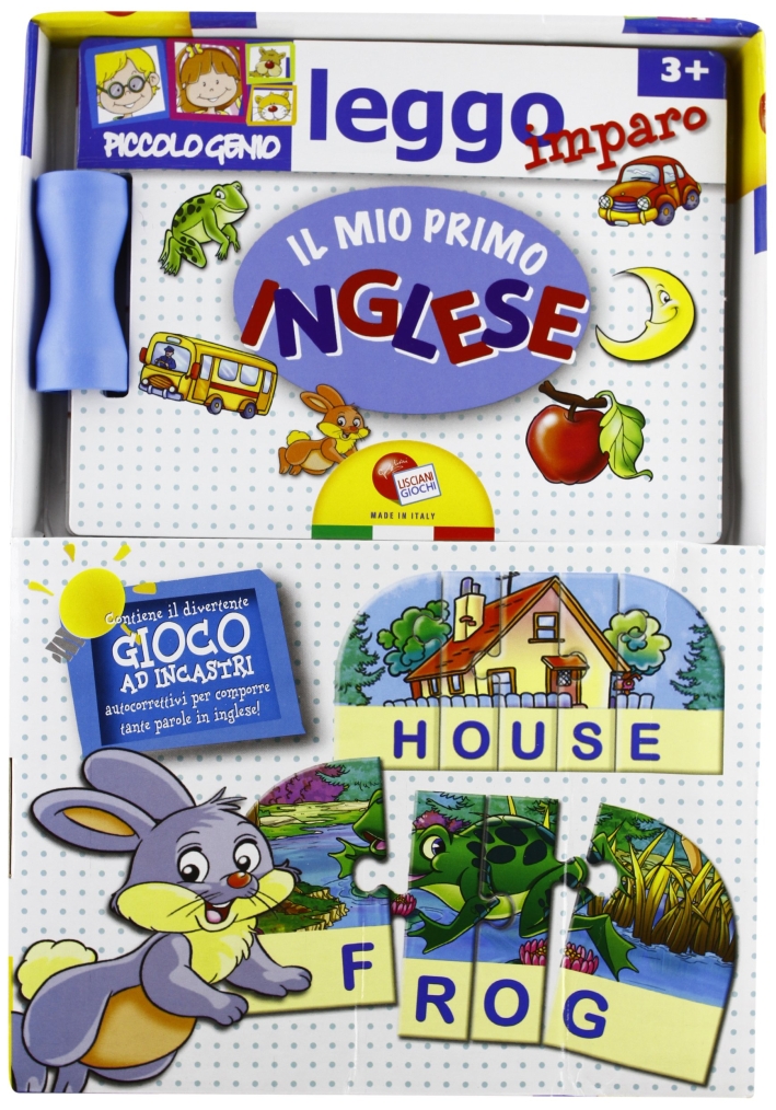 Libro piccolo genio. L'inglese facile 100 parole