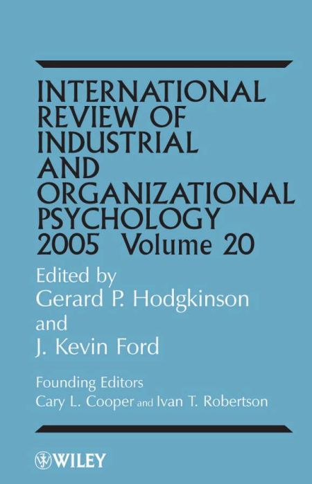 International Review of Industrial and Organizational...: v International Review of Industrial and Organizational...: v