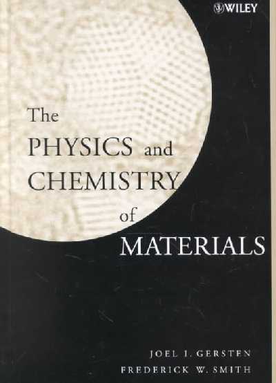 Physics and Chemistry of Materials Physics and Chemistry of Materials