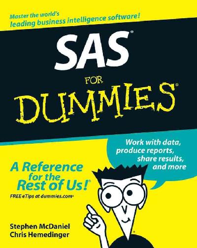 SAS for Dummies SAS for Dummies
