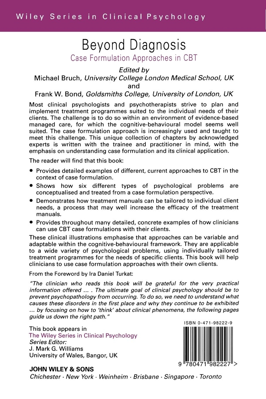 Beyond Diagnosis Beyond Diagnosis
