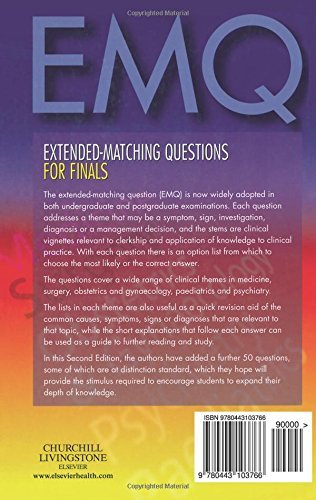 Extended-Matching Questions for Finals Extended-Matching Questions for Finals