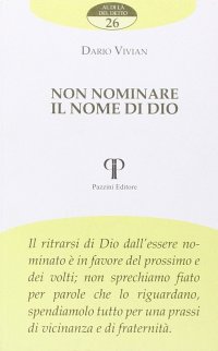 Non nominare il nome di Dio