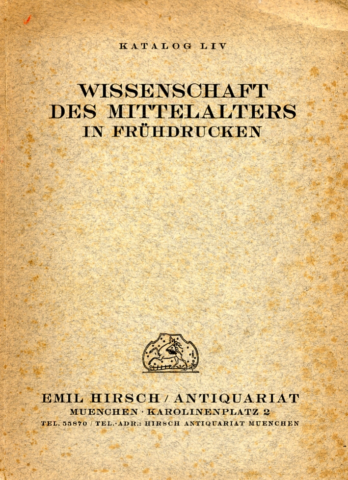Wissenschaft des Mittelalters in Fruhdrucken Wissenschaft des Mittelalters in Fruhdrucken