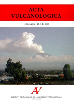 Acta Vulcanologica. Anno 18. 0001-0002. 2006 Acta Vulcanologica. Anno 18. 0001-0002. 2006