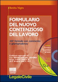 Formulario del nuovo contenzioso del lavoro Formulario del nuovo contenzioso del lavoro