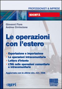 Le operazioni con l'estero Le operazioni con l'estero