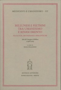 Bellunesi e feltrini tra umanesimo e rinascimento