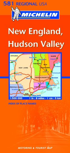 New England, Hudson Valley 1:500.000. New England, Hudson Valley 1:500.000.
