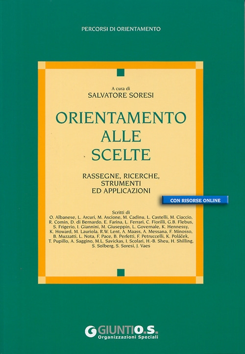 Orientamento alle scelte Orientamento alle scelte