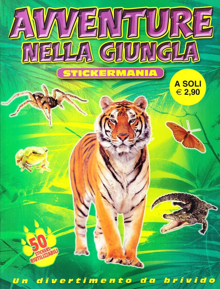 Avventure nella giungla. Con adesivi Avventure nella giungla. Con adesivi
