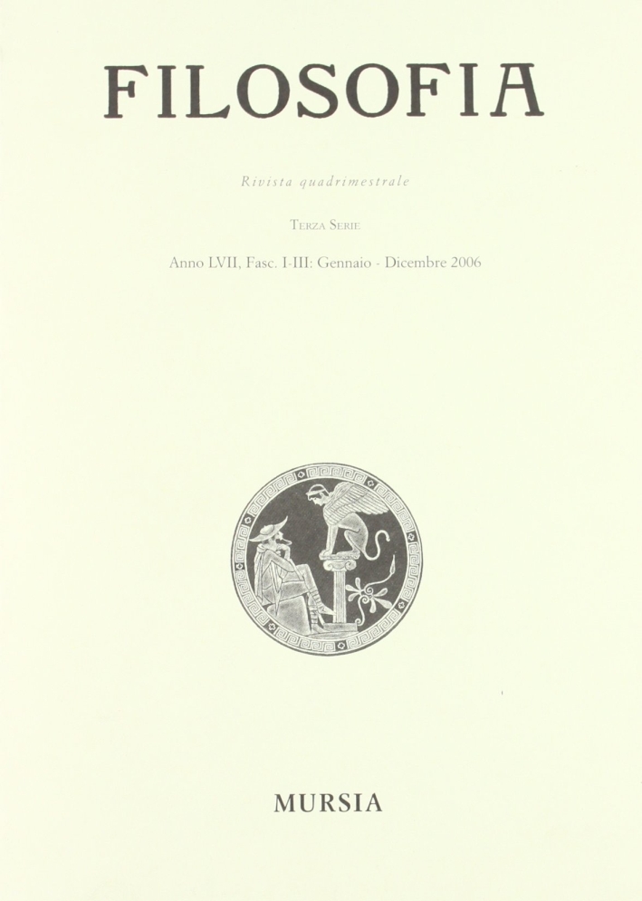 Rivista di filosofia (2006) vol. 1-3 Rivista di filosofia (2006) vol. 1-3