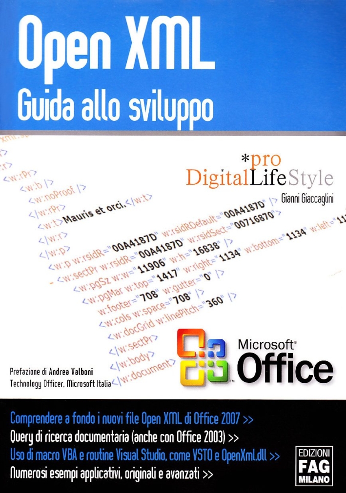 Open XML. Guida allo sviluppo Open XML. Guida allo sviluppo