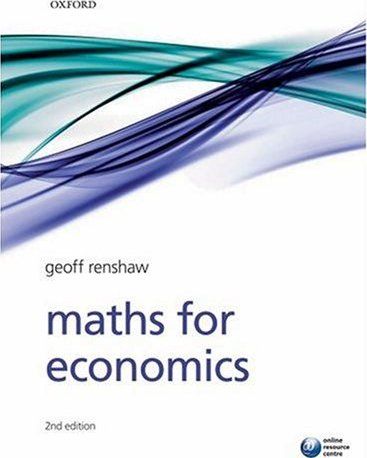 Maths for Economics Maths for Economics