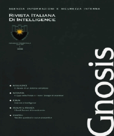 Gnosis. Rivista Italiana di Intelligence (2008). Vol. 3 Gnosis. Rivista Italiana di Intelligence (2008). Vol. 3