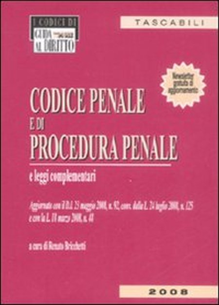 Codice penale e di procedura penale Codice penale e di procedura penale