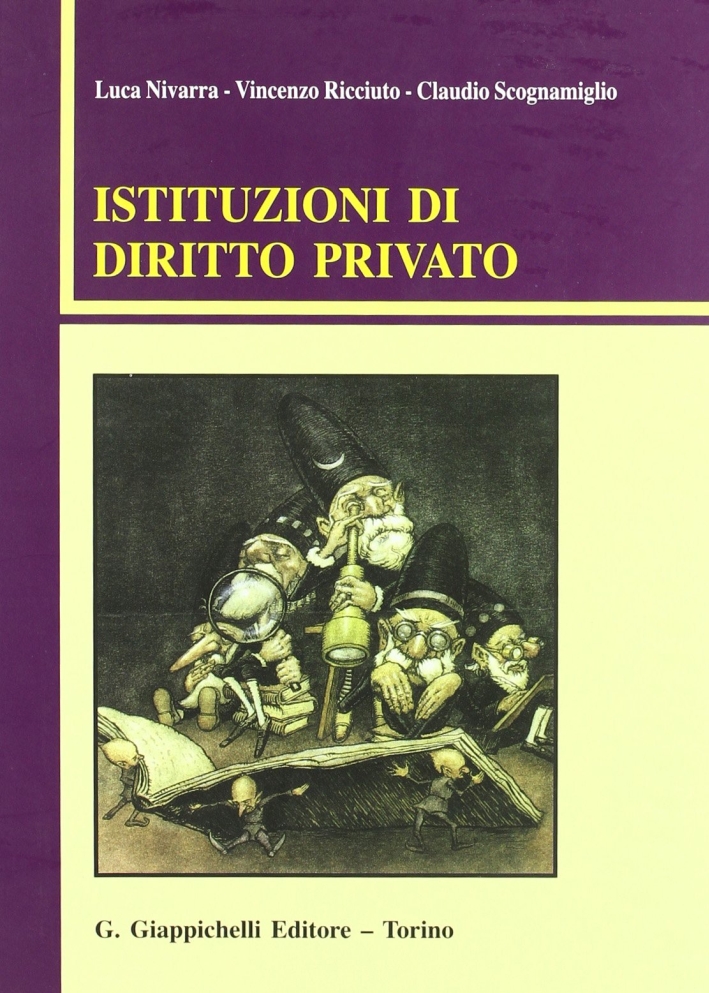 Istituzioni di diritto privato Istituzioni di diritto privato