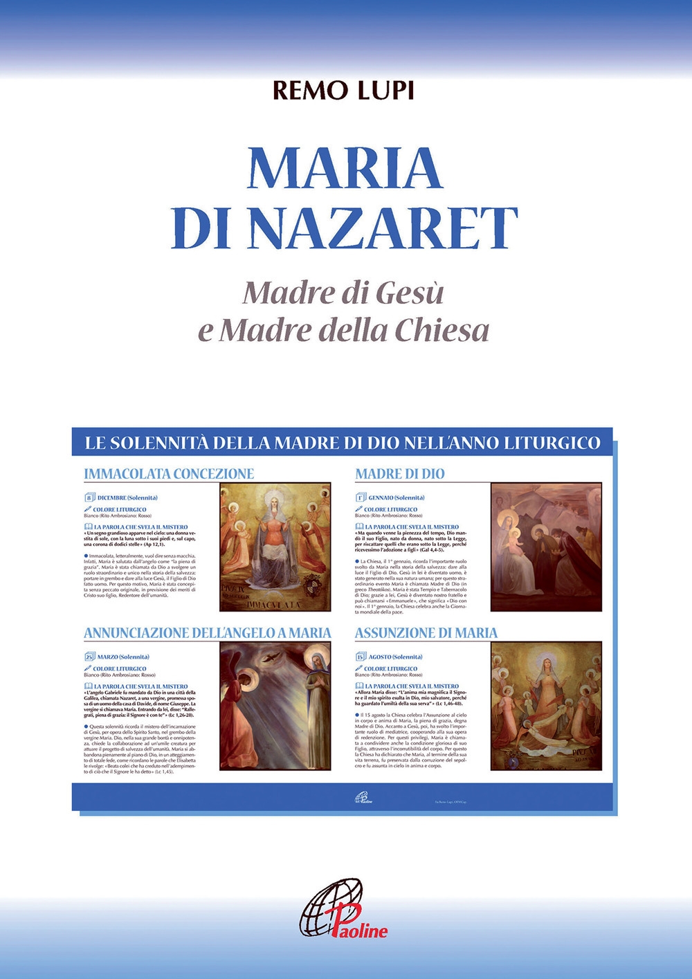 Maria di Nazaret. Madre di Gesù e Madre della Chiesa Maria di Nazaret. Madre di Gesù e Madre della Chiesa