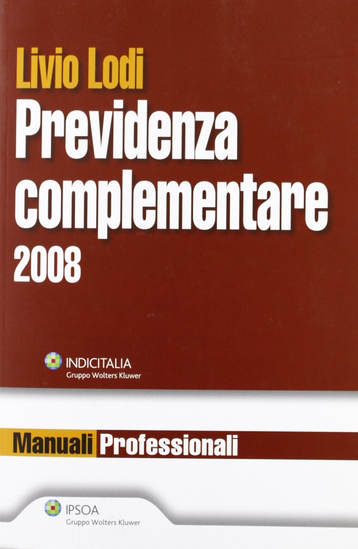 Previdenza complementare Previdenza complementare