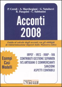 Acconti 2008 Acconti 2008
