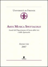 Arte, musica, spettacolo Arte, musica, spettacolo