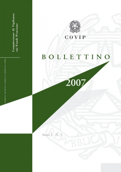 Bollettino Covip. Abbonamento annuale Bollettino Covip. Abbonamento annuale