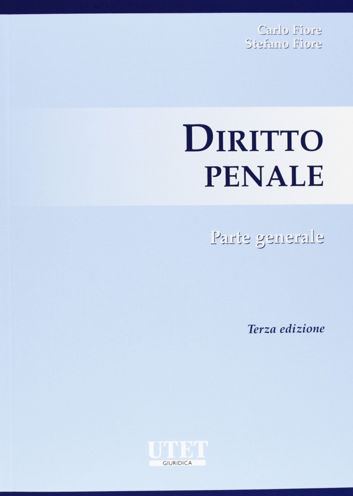 Diritto penale. Parte generale