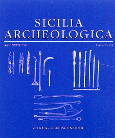 Sicilia Archeologica 104. 2006 Sicilia Archeologica 104. 2006