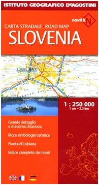 Slovenia. Carta Stradale 1:250.000 Slovenia. Carta Stradale 1:250.000
