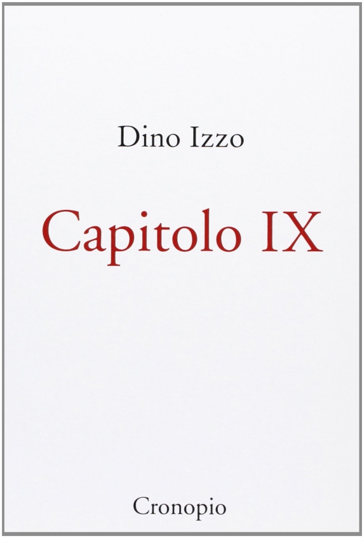 Capitolo IX Capitolo IX