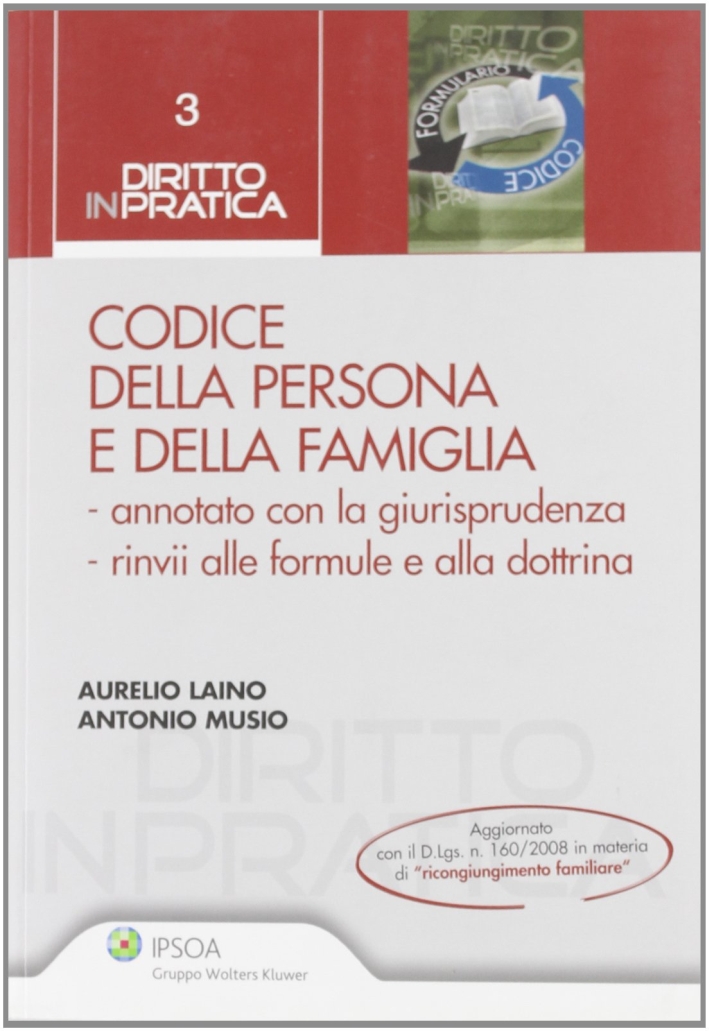 Codice della persona e della famiglia Codice della persona e della famiglia