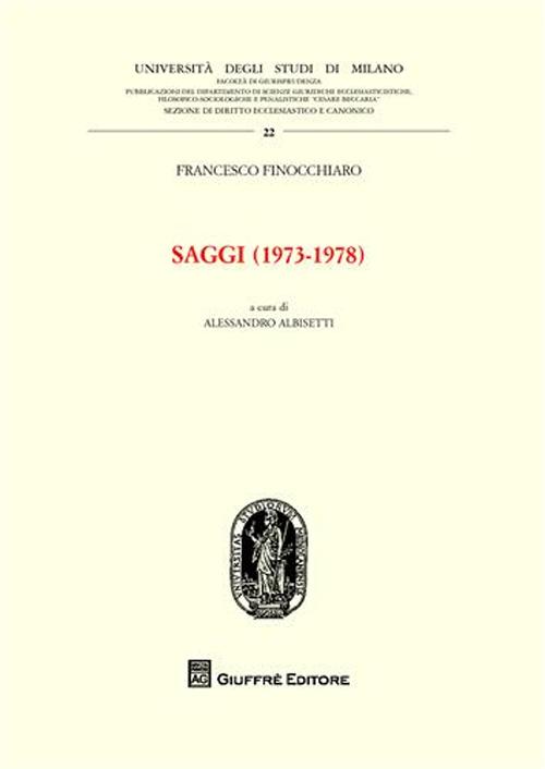 Saggi (1973-1978) Saggi (1973-1978)