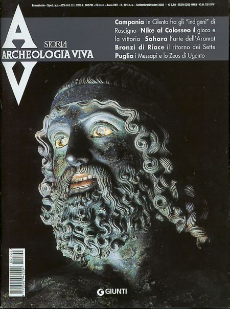 Archeologia Viva n. 101 - settembre/ottobre 2003 Archeologia Viva n. 101 - settembre/ottobre 2003