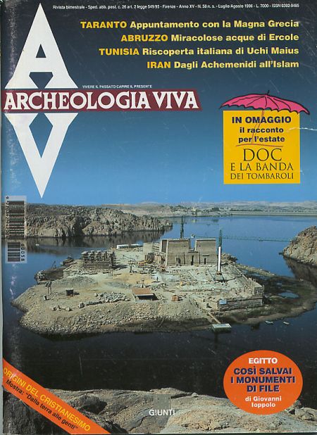 Archeologia Viva n. 58 - luglio/agosto 1996 Archeologia Viva n. 58 - luglio/agosto 1996