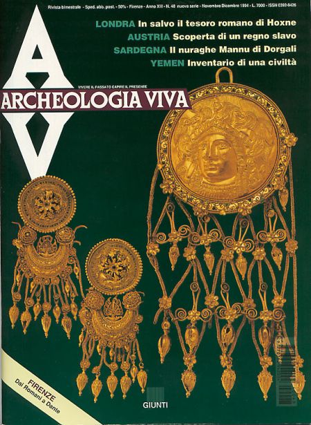 Archeologia Viva n. 48 - novembre/dicembre 1994 Archeologia Viva n. 48 - novembre/dicembre 1994