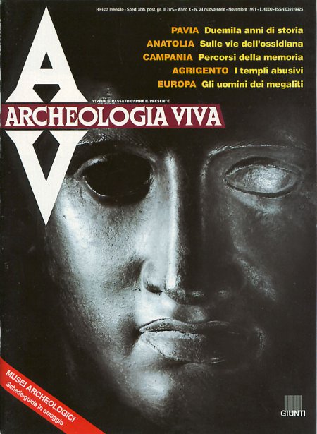 Archeologia Viva n. 24 - novembre 1991 Archeologia Viva n. 24 - novembre 1991