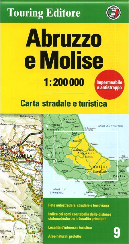 Abruzzo, Molise 1:200.000 Abruzzo, Molise 1:200.000