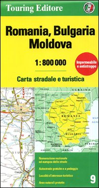 Romania. Bulgaria. Moldavia 1:800.000 Romania. Bulgaria. Moldavia 1:800.000