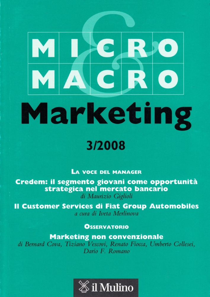 Micro & Macro Marketing (2008). Vol. 3 Micro & Macro Marketing (2008). Vol. 3