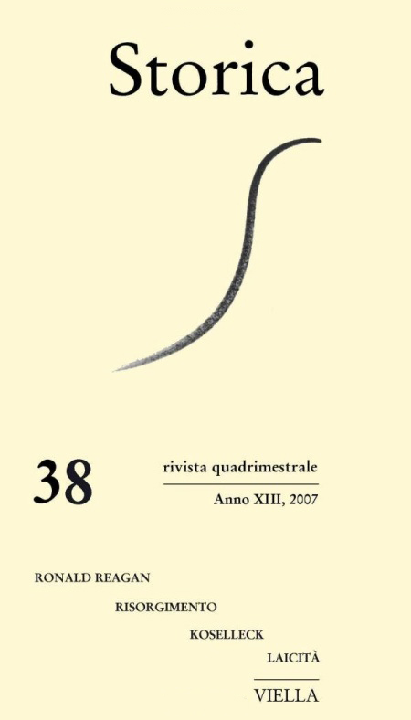Storica (2007). Vol. 38 Storica (2007). Vol. 38