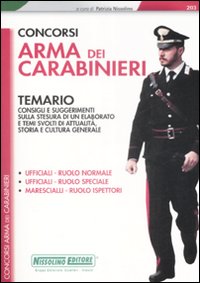 Concorso arma dei carabinieri. Temario