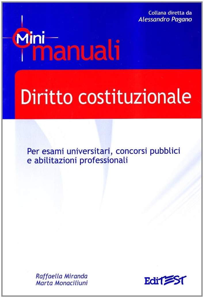 Diritto costituzionale Diritto costituzionale